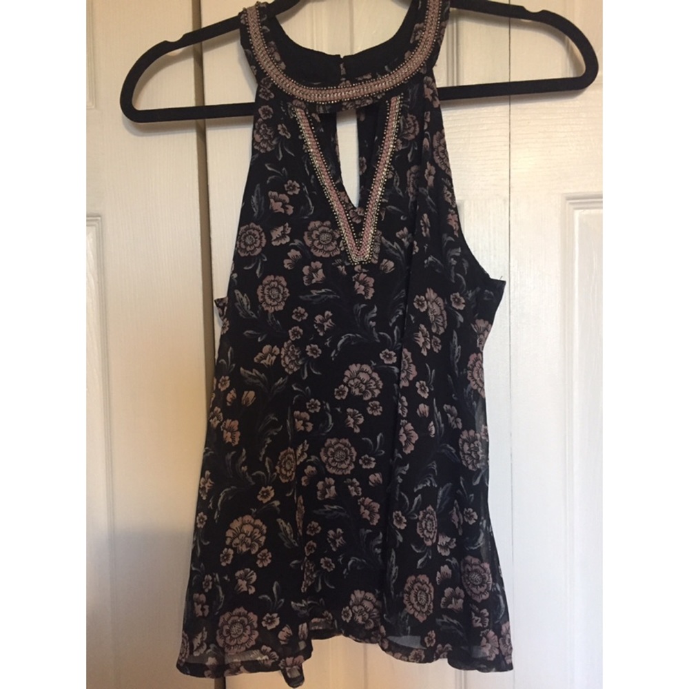 Floral hollister tank